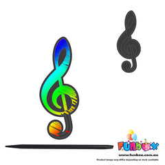 Treble Clef Musical Note Magic Scratch Art