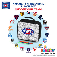 AFL Colour-In Lunch Box - Choose Your Team!