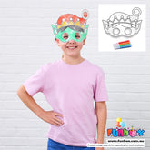 Elf Colour-In Mask