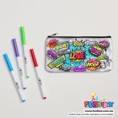 Colour-In Comic Pop-Art Pencil Case
