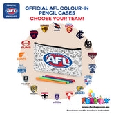AFL Colour-In Pencil Case - Choose Your Team!