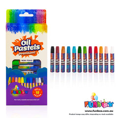 Oil Pastel Sticks - 12 Colours