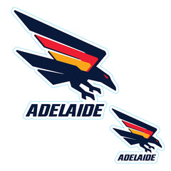 AFL Licensed Team Logo Vinyl Stickers (5-Pack) - Choose Your Team!