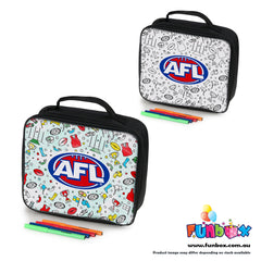 New! AFL Colour-In Lunch Box
