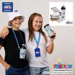AFL Colour-In Drink Bottle & Lanyard Kit