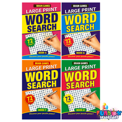 Adult A4 Activity Book - 72 page Word Search
