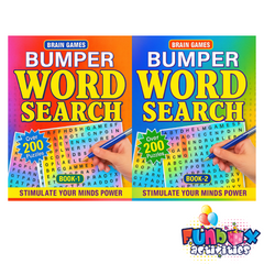 Adult Activity Book - Bumper Word Search 200 page