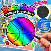 Basketball Magic Scratch Art