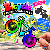 Bicycle Magic Scratch Art