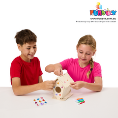 New! DIY Wooden Bird House Kit