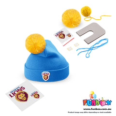 Beanie & Pom Pom Kit in AFL Colours - Choose Your Team!
