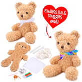 Fluffy Teddy Stuffems With Bandana