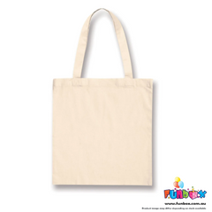 Canvas Tote Bag Cotton Blend With Paint Sticks