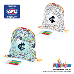 AFL Colour-In Drawstring Bag - Choose Your Team!