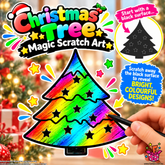 Christmas Tree Magic Scratch Art