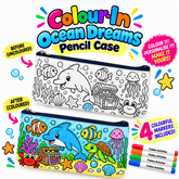 Colour-In Ocean Dreams Pencil Case