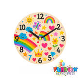 New! DIY Back In Time Wooden Learning Clock