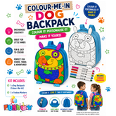 Colour-Me-In Doggy Backpack With Markers