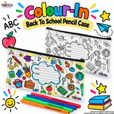 Colour-In Back To School Pencil Case