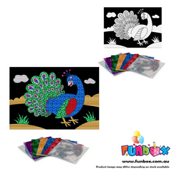 New! Peacock Foil Art Kit