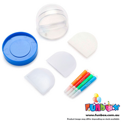 Create-Your-Own Winter Snowglobe With Markers