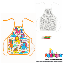 New! Colour-In Unicorn Apron Kit
