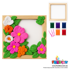 New! Window Art Frame & Air Dry Clay Kit