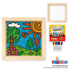 New! Window Art Frame & Paint Pens Kit