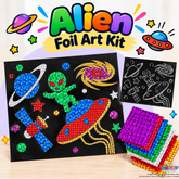 New! Alien Foil Art Activity
