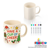 Colour-In Christmas Mug