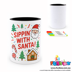 DIY Colour-In Christmas Cold Drink Holder