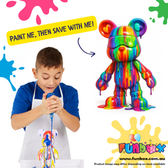 Colour Splash Bear Money Box Kit