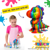 New! Colour Splash Dinosaur Money Box Kit