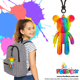 Colour Splash Bear Keyring