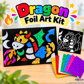 Dragon Foil Art Activity Pack