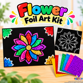 Flower Foil Art Activity Pack