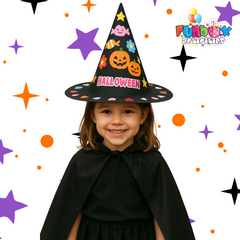 Halloween Witch Costume (Cape & Hat)