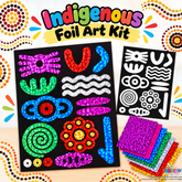 Indigenous Foil Art Activity Pack
