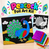 New! Peacock Foil Art Kit