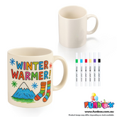 Colour-In Winter Mug