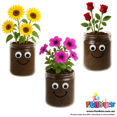 DIY Flower Head Planting Jar Kit