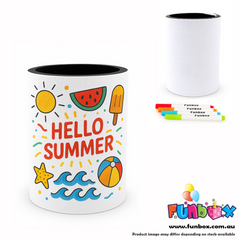 DIY Summer Colour-In Cold Drink Holder