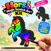Horse Magic Scratch Art