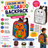 Colour-Me-In Kangaroo Backpack With Markers