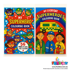 Superhero Colouring Book