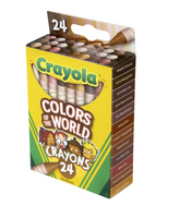 Crayola Colours of the World Crayons – Pack of 24