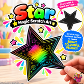 Star Magic Scratch Art