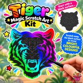 Tiger Magic Scratch Art