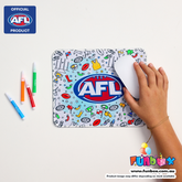 New! AFL Colour-In Mouse Pad
