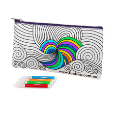 Colour-In Swirl Pencil Case